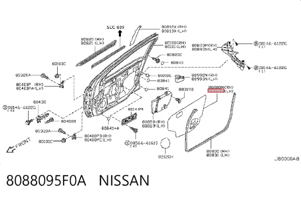  8088095F0A Nissan/Infiniti