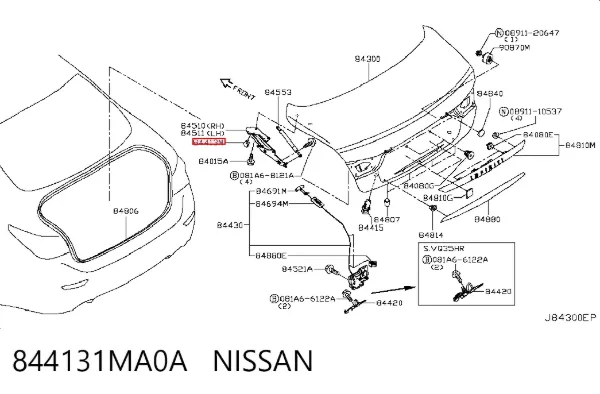  844131MA0A Nissan/Infiniti