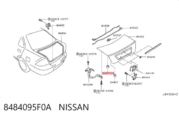  8484095F0A Nissan/Infiniti