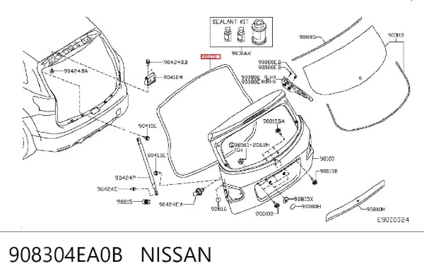  908304EA0B Nissan/Infiniti
