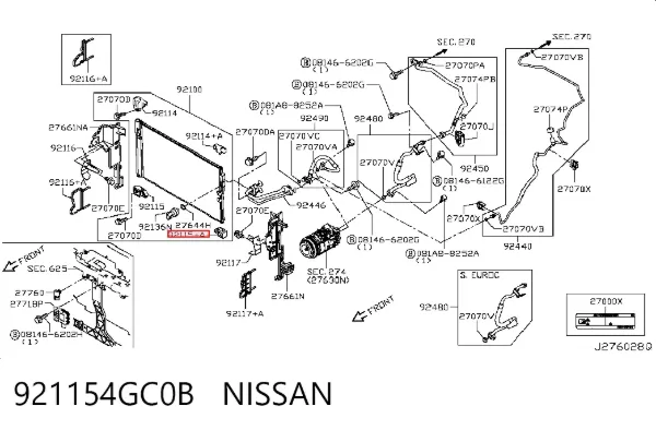  921154GC0B Nissan/Infiniti