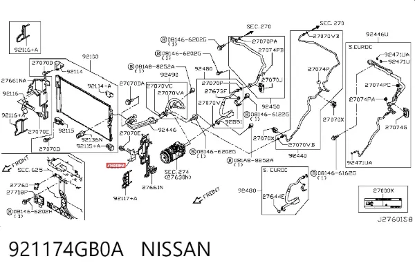  921174GB0A Nissan/Infiniti
