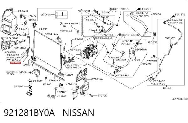  921281BY0A Nissan/Infiniti
