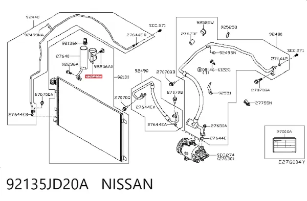  92135JD20A Nissan/Infiniti