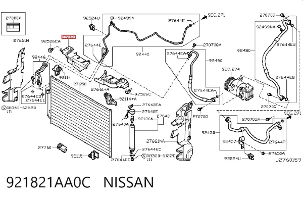  921821AA0C Nissan/Infiniti