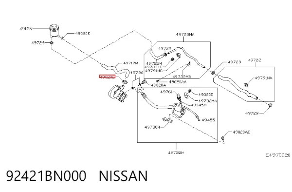  92421BN000 Nissan/Infiniti