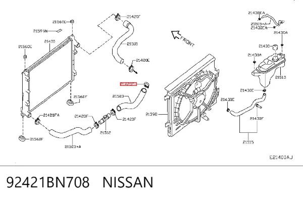  92421BN708 Nissan/Infiniti