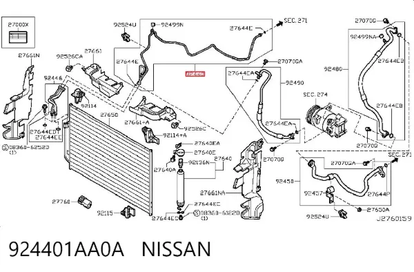  924401AA0A Nissan/Infiniti
