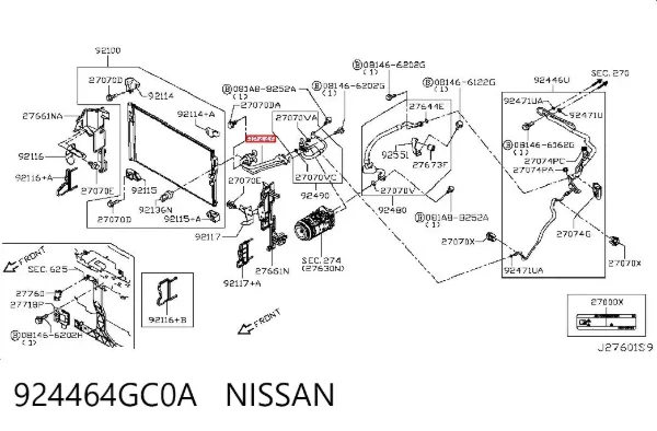  924464GC0A Nissan/Infiniti