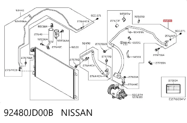  92480JD00B Nissan/Infiniti