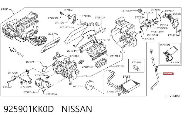  925901KK0D Nissan/Infiniti