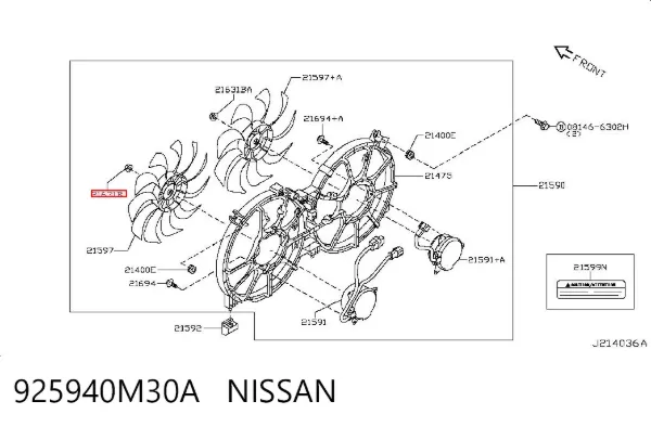  925940M30A Nissan/Infiniti