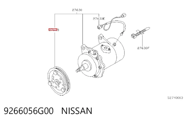  9266056G00 Nissan/Infiniti