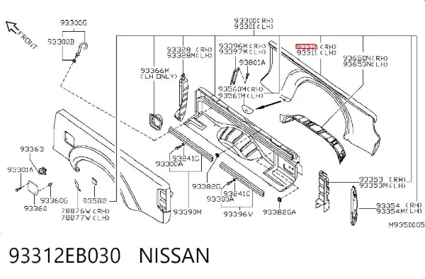  93312EB030 Nissan/Infiniti