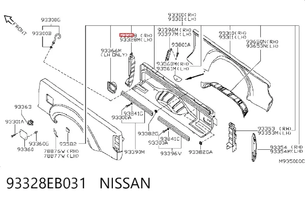  93328EB031 Nissan/Infiniti