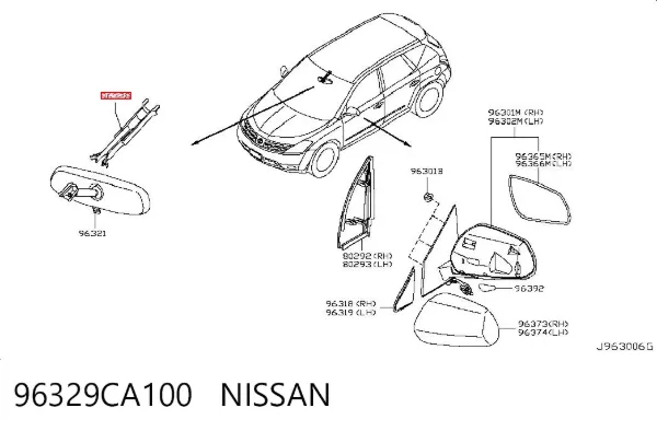  96329CA100 Nissan/Infiniti