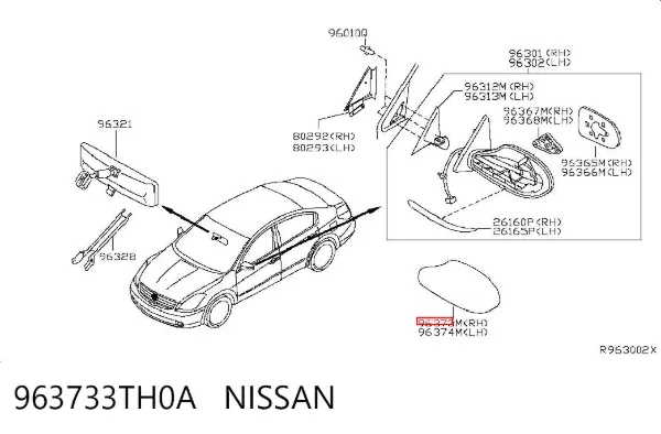  963733TH0A Nissan/Infiniti
