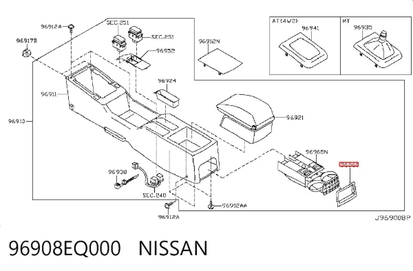  96908EQ000 Nissan/Infiniti