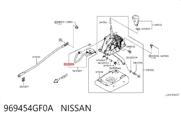  969454GF0A Nissan/Infiniti
