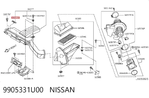  9905331U00 Nissan/Infiniti