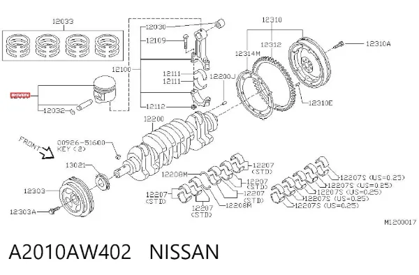  A2010AW402 Nissan/Infiniti