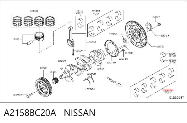  A2158BC20A Nissan/Infiniti