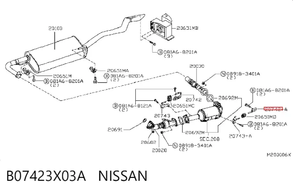  B07423X03A Nissan/Infiniti