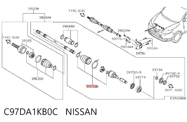  C97DA1KB0C Nissan/Infiniti