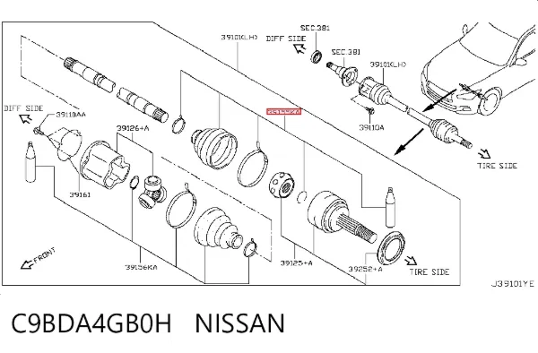  C9BDA4GB0H Nissan/Infiniti