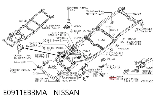  E0911EB3MA Nissan/Infiniti