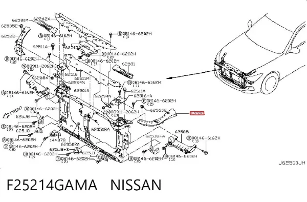  F25214GAMA Nissan/Infiniti