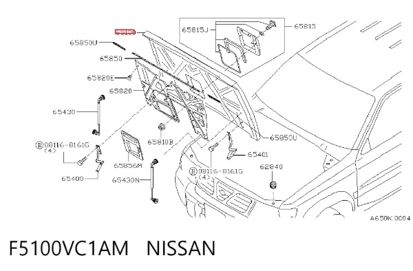 Capota F5100VC1AM Nissan/Infiniti