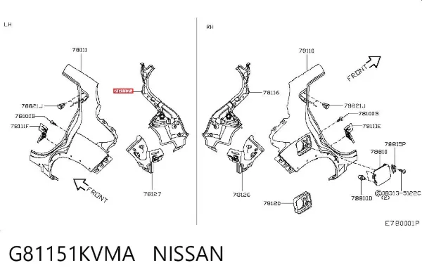 G81151KVMA Nissan/Infiniti