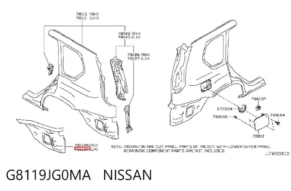  G8119JG0MA Nissan/Infiniti