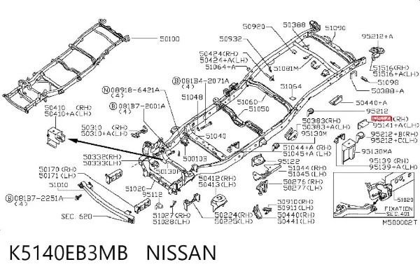  K5140EB3MB Nissan/Infiniti