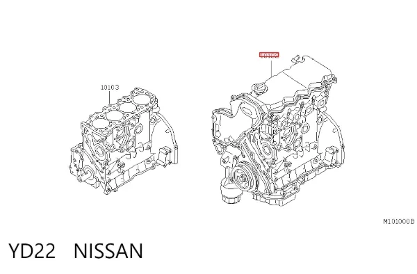 Motor montado YD22 Nissan/Infiniti