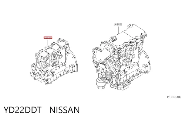 Motor montado YD22DDT Nissan/Infiniti
