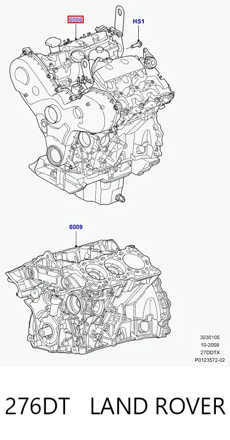 Motor montado Land Rover Discovery III