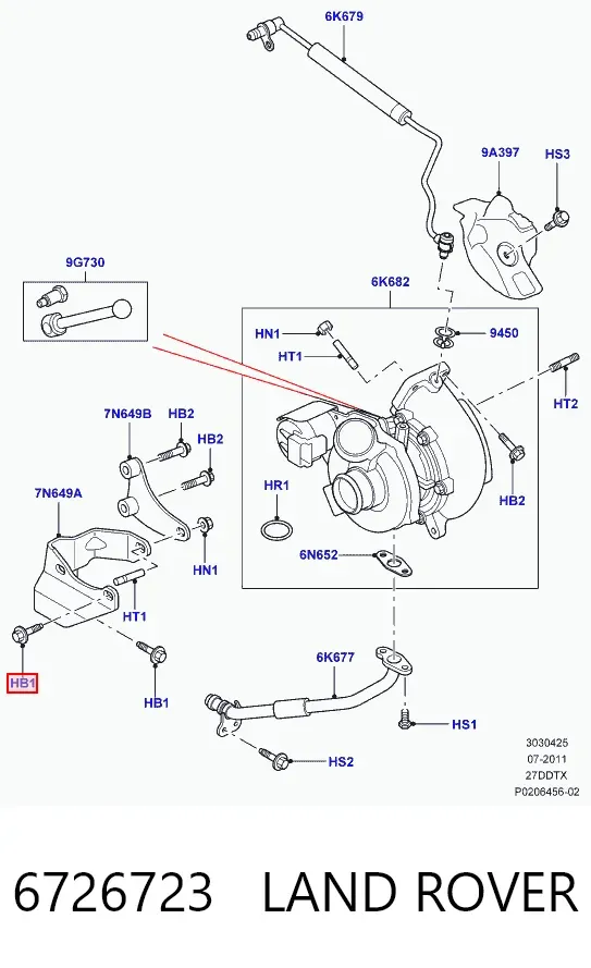  6726723 Land Rover
