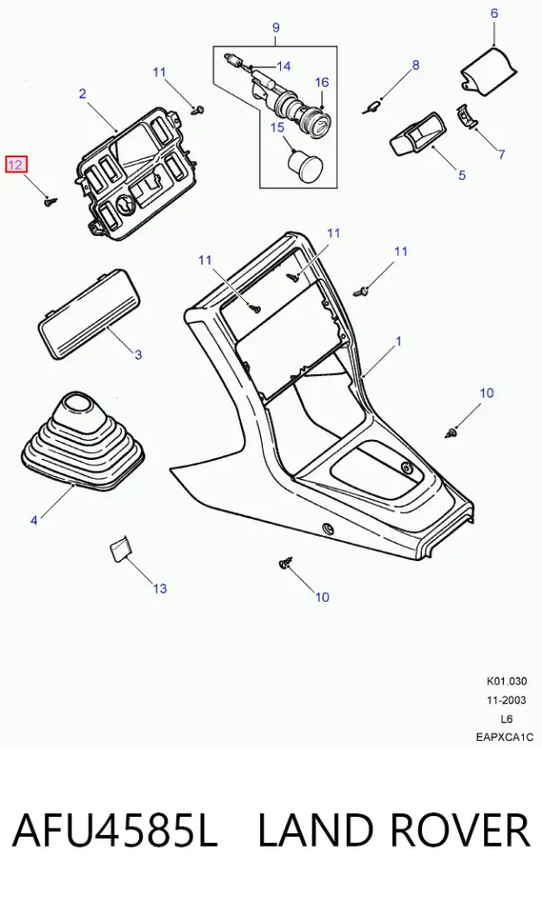  AFU4585L Land Rover