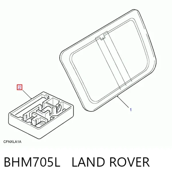 Cola selante para os vidros BHM705L Land Rover