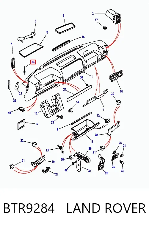  BTR9284 Land Rover
