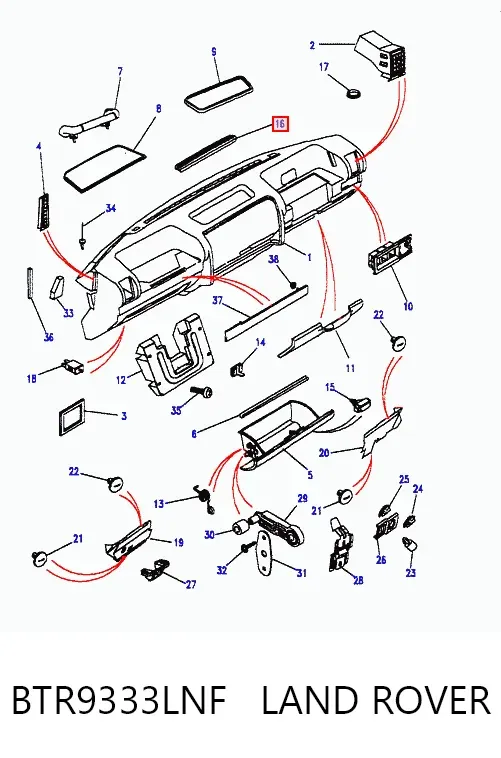  BTR9333LNF Land Rover
