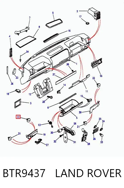  BTR9437 Land Rover
