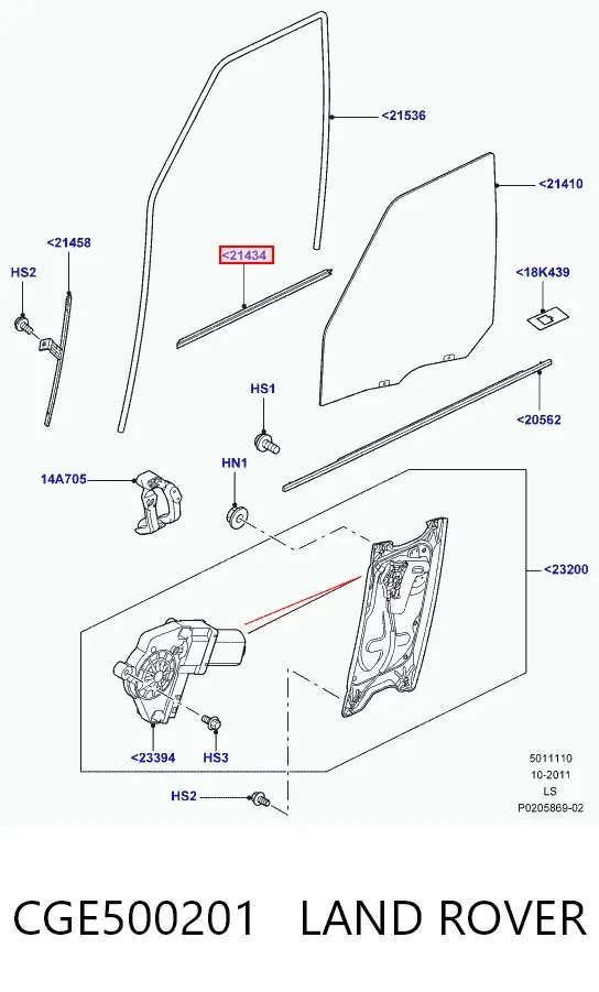  CGE500201 Land Rover