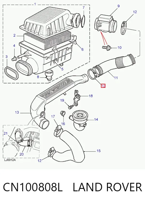  CN100808L Land Rover