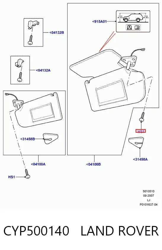  CYP500140 Land Rover
