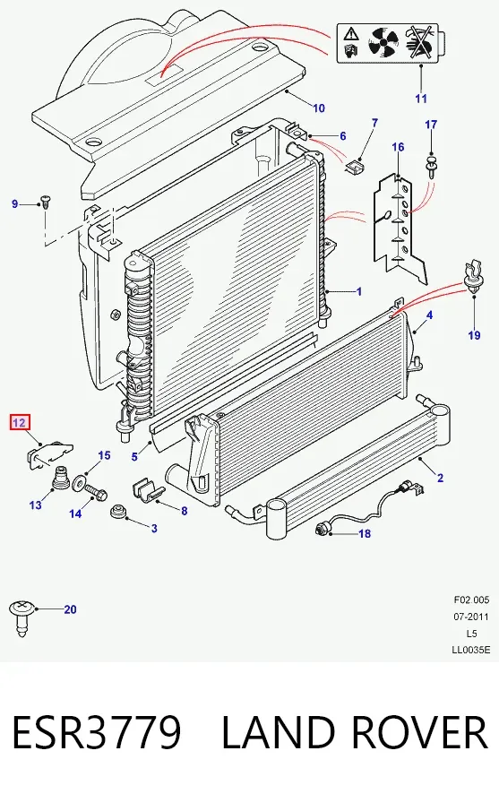  ESR3779 Land Rover
