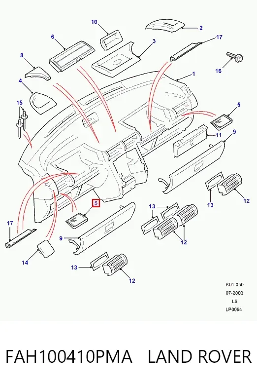  FAH100410PMA Land Rover