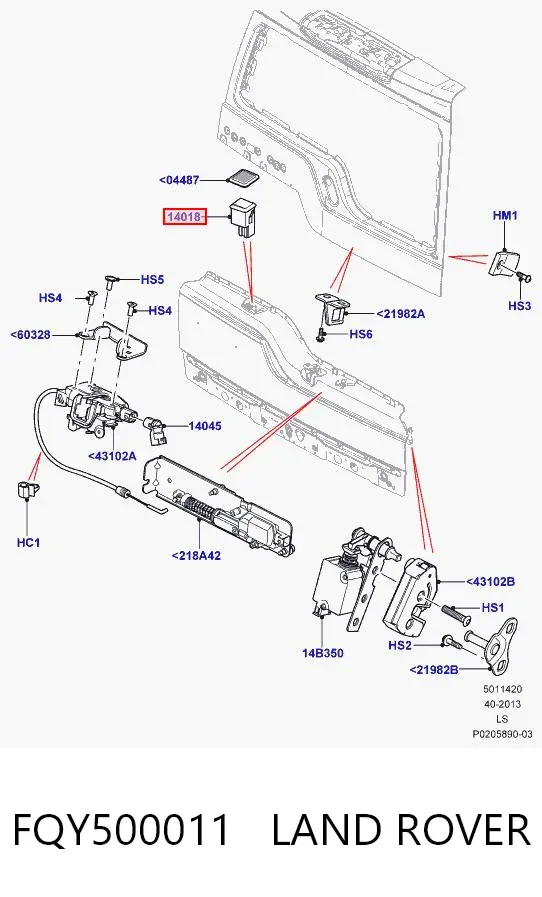  FQY500011 Land Rover